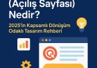 Landing Page (Açılış Sayfası) Nedir? 2025'in Kapsamlı Dönüşüm Odaklı Tasarım Rehberi