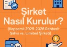 Şirket Nasıl Kurulur? (Kapsamlı 2025-2026 Rehberi: Şahıs vs. Limited Şirketi)