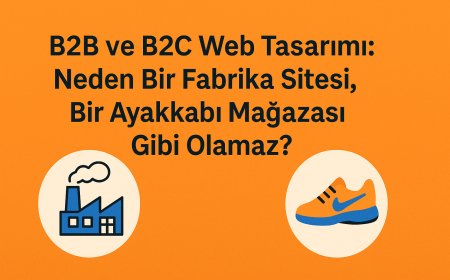 B2B ve B2C Web Tasarımı: Neden Bir Fabrika Sitesi, Bir Ayakkabı Mağazası Gibi Olamaz?