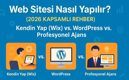 Web Sitesi Nasıl Yapılır? (2026 Kapsamlı Rehber): Kendin Yap (Wix) vs. WordPress vs. Profesyonel Ajans