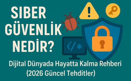 Siber Güvenlik Nedir? Dijital Dünyada Hayatta Kalma Rehberi (2026 Güncel Tehditler)