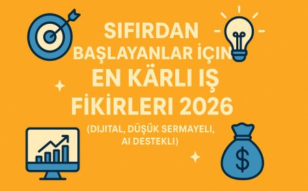 Sıfırdan Başlayanlar İçin En Kârlı İş Fikirleri 2026 (Dijital, Düşük Sermayeli, AI Destekli)