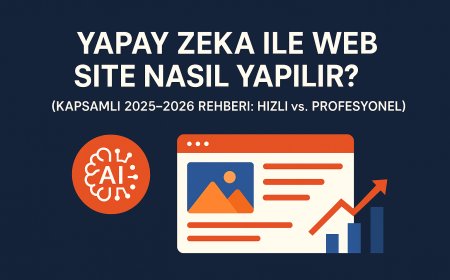 Yapay Zeka İle Web Site Nasıl Yapılır? (Kapsamlı 2025-2026 Rehberi: Hızlı vs. Profesyonel)
