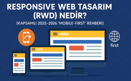 Responsive Web Tasarım (RWD) Nedir? (Kapsamlı 2025-2026 'Mobile-First' Rehberi)