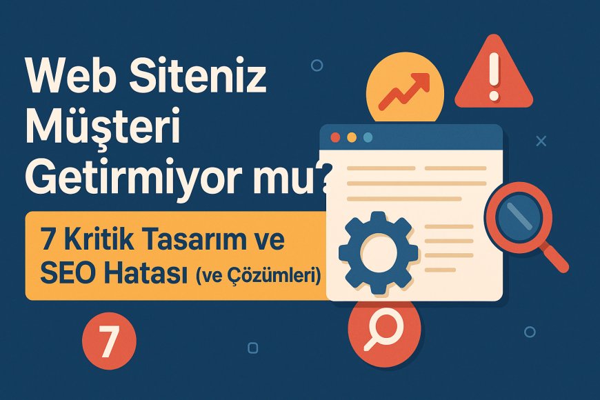Web Siteniz Müşteri Getirmiyor mu? 7 Kritik Tasarım ve SEO Hatası (ve Çözümleri)