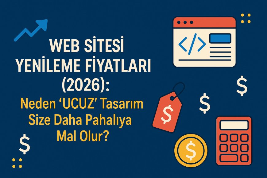 Web Sitesi Yenileme Fiyatları (2026): Neden 'Ucuz' Tasarım Size Daha Pahalıya Mal Olur?