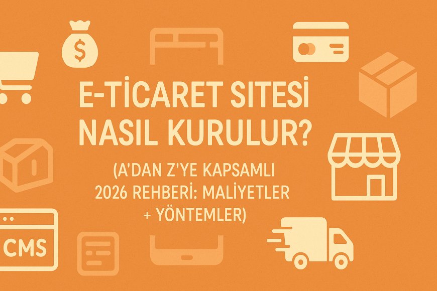 E-ticaret Sitesi Nasıl Kurulur? (A'dan Z'ye Kapsamlı 2026 Rehberi: Maliyetler + Yöntemler)