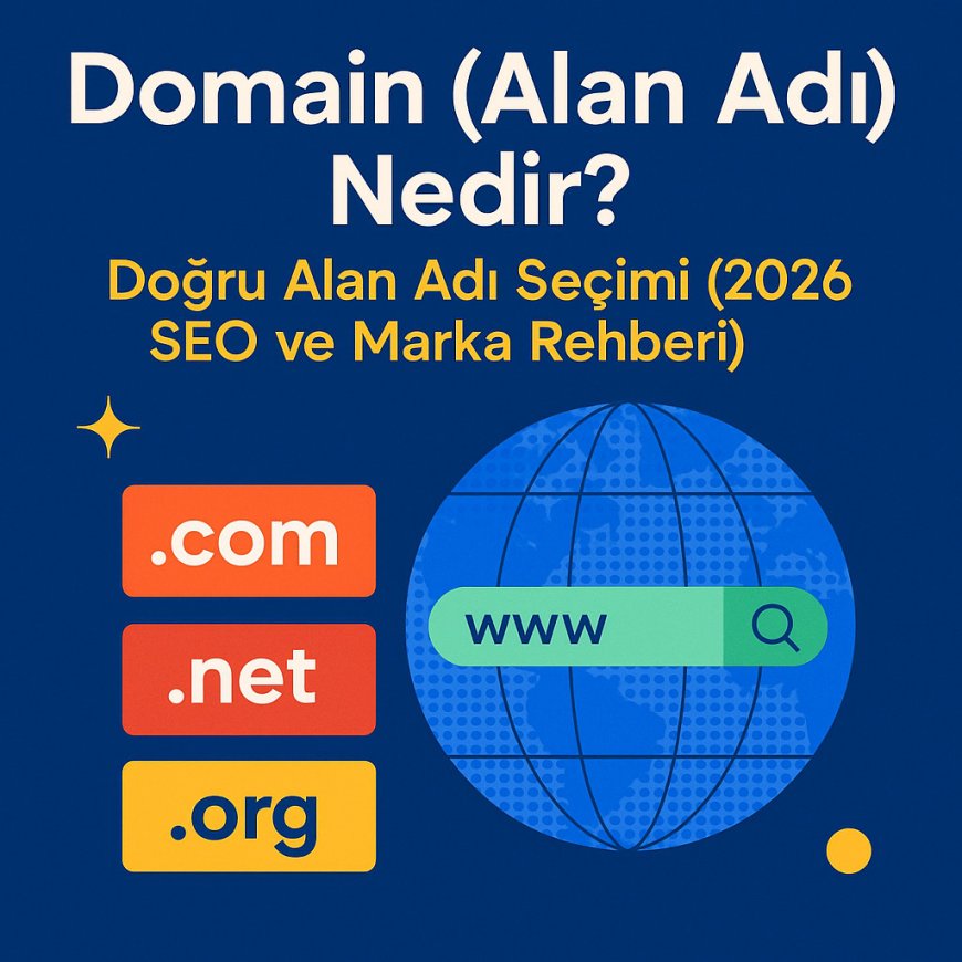 Domain (Alan Adı) Nedir? Doğru Alan Adı Seçimi (2026 SEO ve Marka Rehberi)