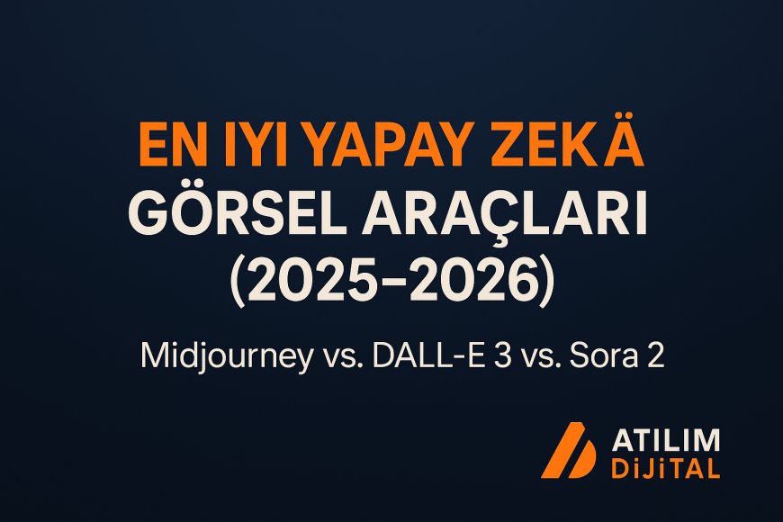En İyi Yapay Zeka Görsel Oluşturma Araçları (2025-2026): Midjourney vs. DALL-E 3 vs. Sora 2 (Hangisi Ne İçin?)