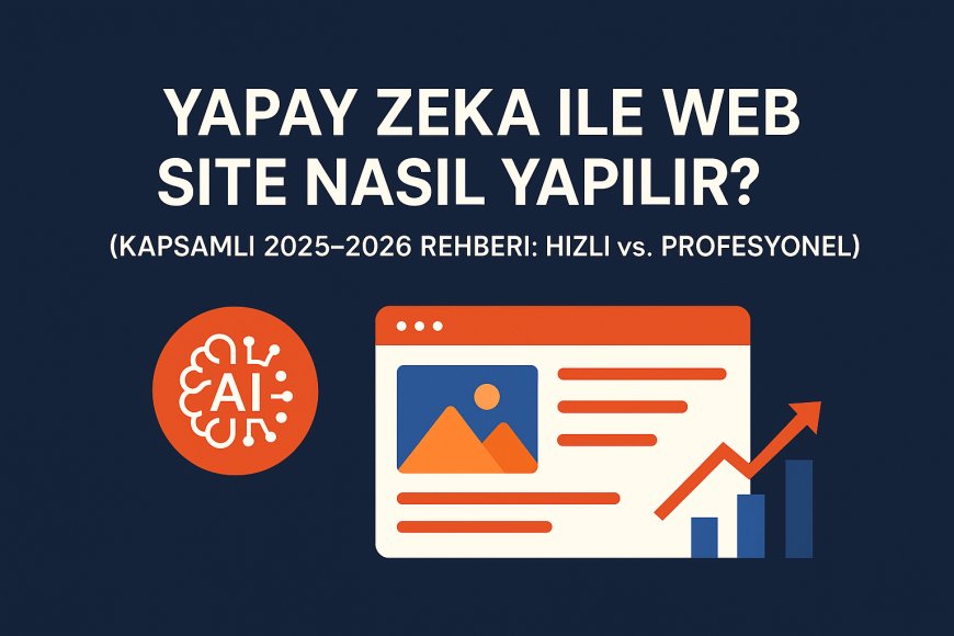 Yapay Zeka İle Web Site Nasıl Yapılır? (Kapsamlı 2025-2026 Rehberi: Hızlı vs. Profesyonel)