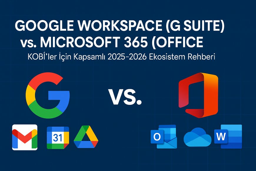 Google Workspace (G Suite) vs. Microsoft 365 (Office): KOBİ'ler İçin Kapsamlı 2025-2026 Ekosistem Rehberi