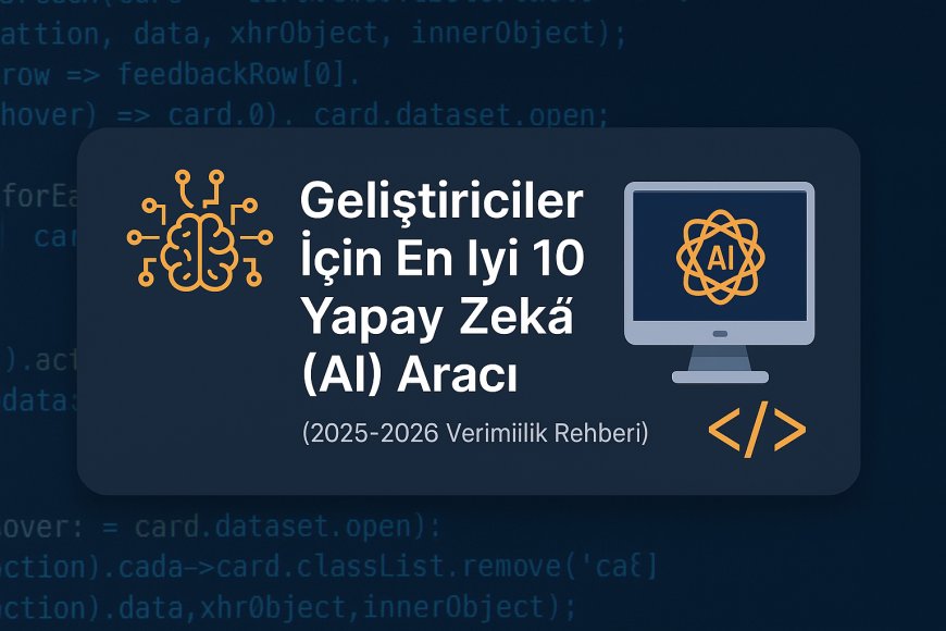 Geliştiriciler İçin En İyi 10 Yapay Zeka Araçları (2025-2026 Verimlilik Rehberi)
